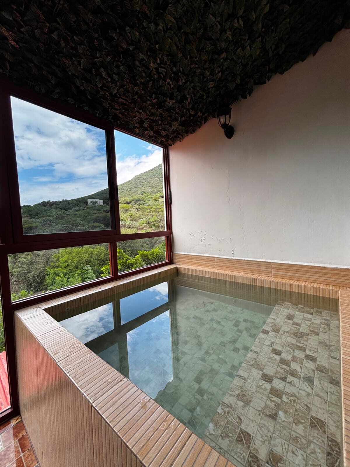 Habitación con alberca privada y vista a la Peña